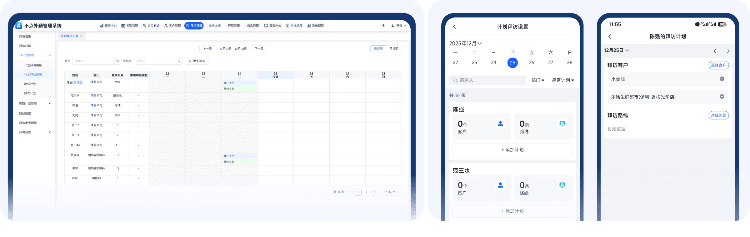 拜访计划示意图