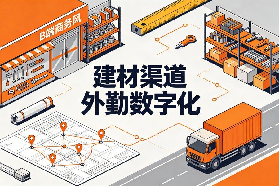 建材五金经销商外勤管理解决方案