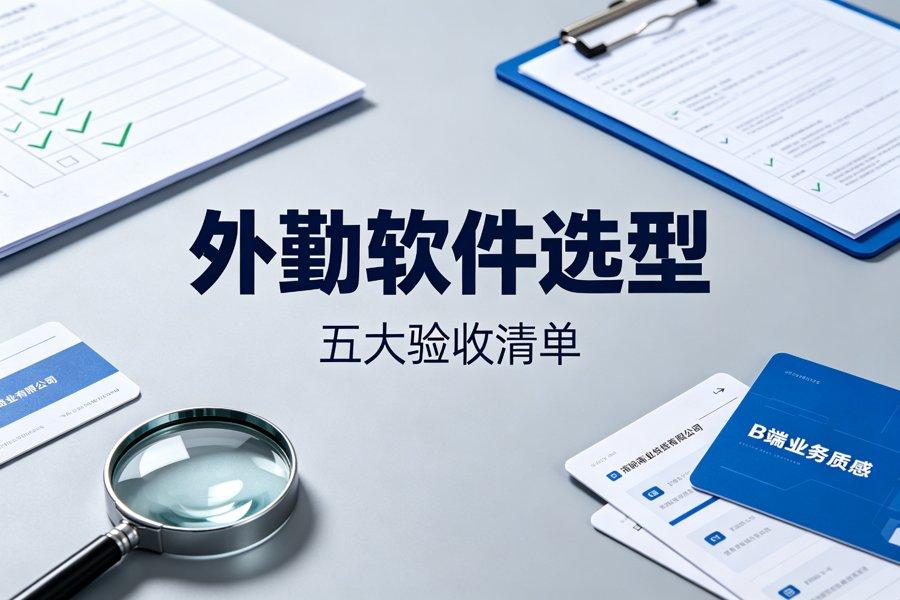 外勤软件试用前必看：五个验收清单