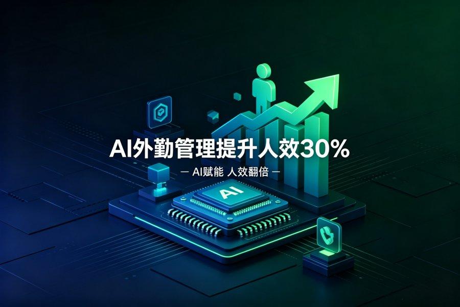 AI 外勤管理价值：人效提升 30% 怎么实现
