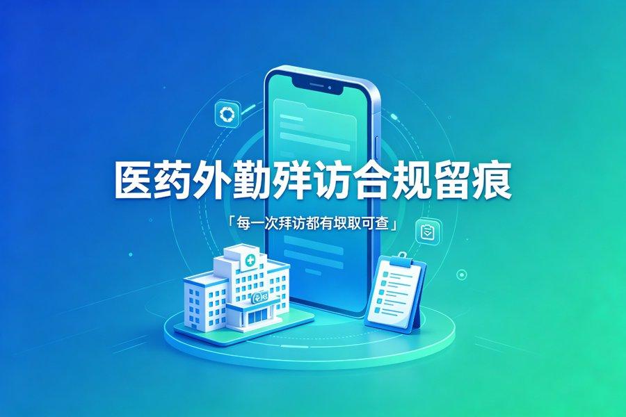 医药外勤拜访软件怎么选：合规留痕是关键