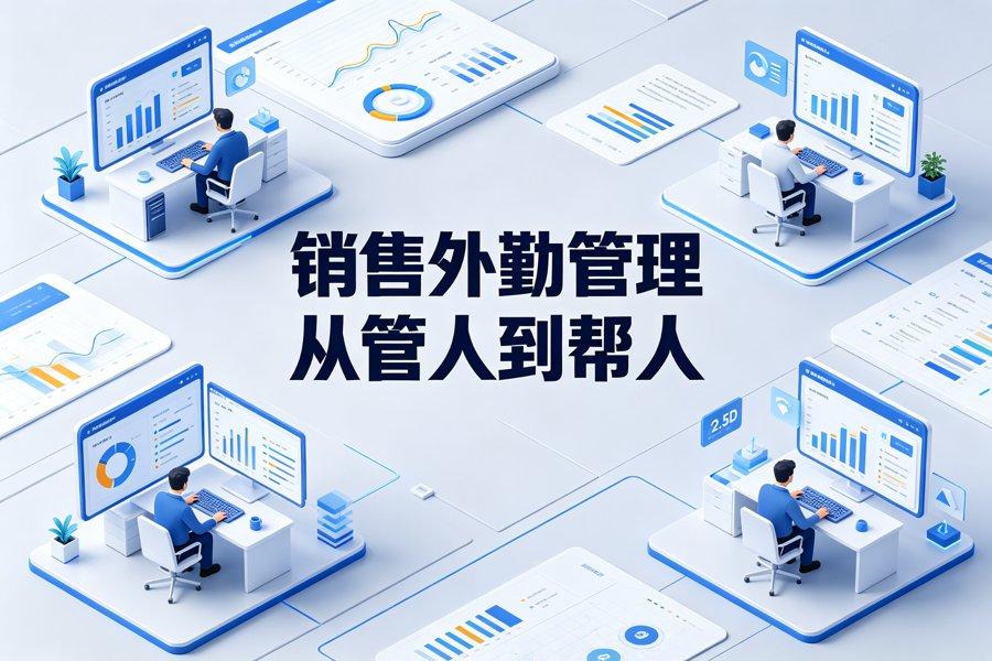 销售外勤管理系统怎么挑：从管人到帮人