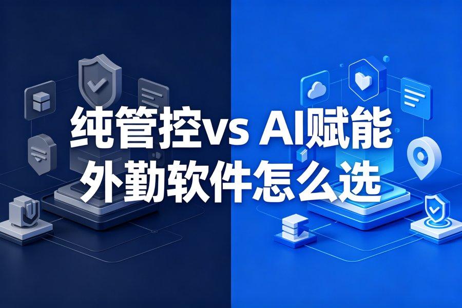 外勤管理软件选型对比：纯管控与AI赋能差在哪