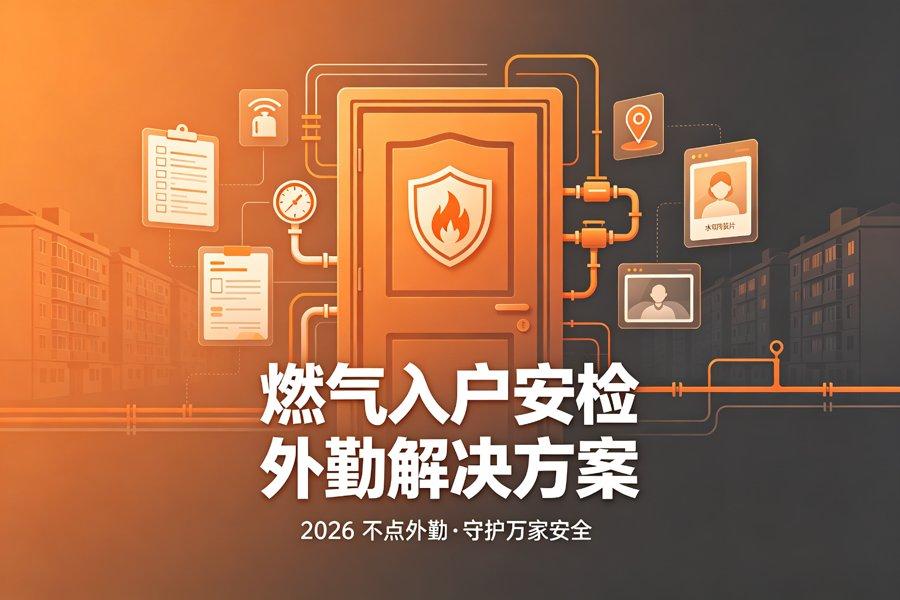 2026燃气热力入户安检外勤解决方案：不点外勤守住万家燃气安全这道门（2026新版）
