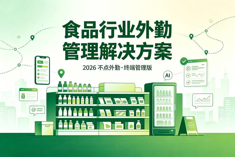 2026食品行业外勤管理解决方案：不点外勤帮快消食品企业把终端跑扎实