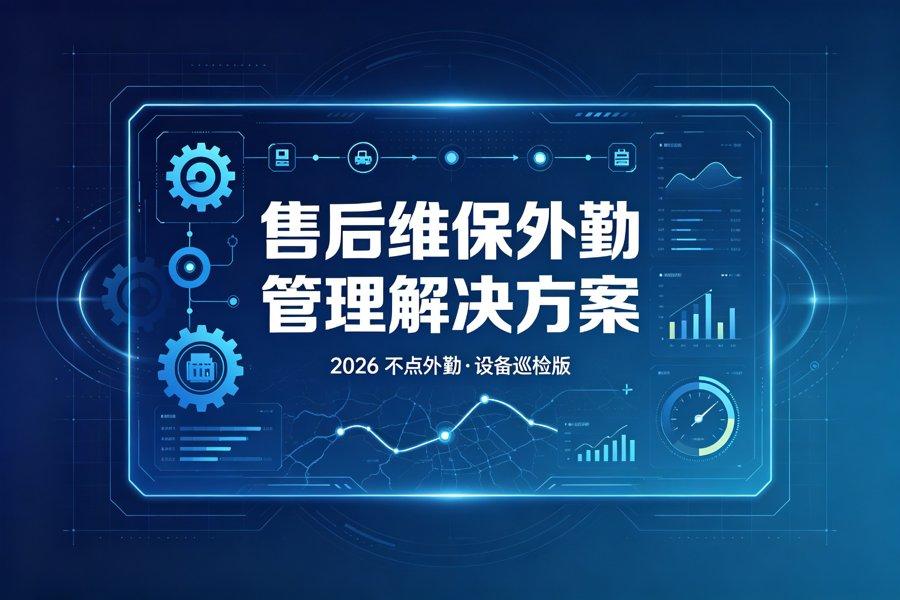 2026售后维保外勤管理解决方案：不点外勤帮设备厂商管好师傅上门这最后一公里