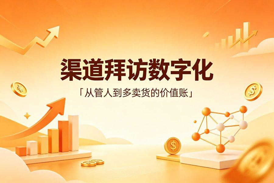 渠道拜访数字化：从「管人」到「多卖货」的价值账（2026新版）