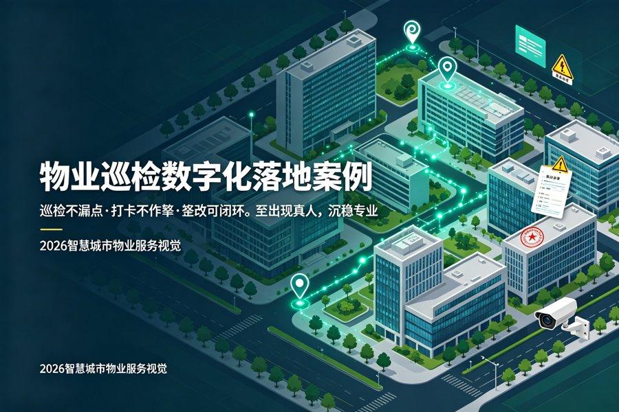 某城投物业集团物业巡检数字化落地案例：巡检不漏点、打卡不作弊、整改可闭环（2026新版）