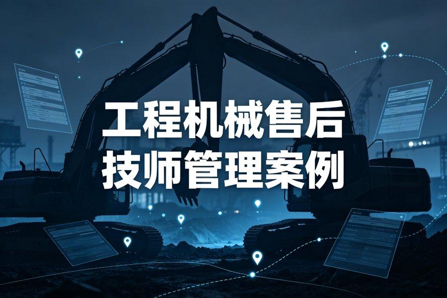 华东某工程机械经销商售后技师管理案例：工地偏远、工单路途如何管得清（2026新版）