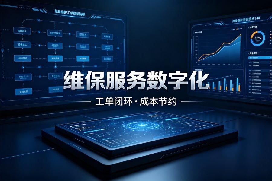 维保服务数字化：工单闭环带来的成本节约