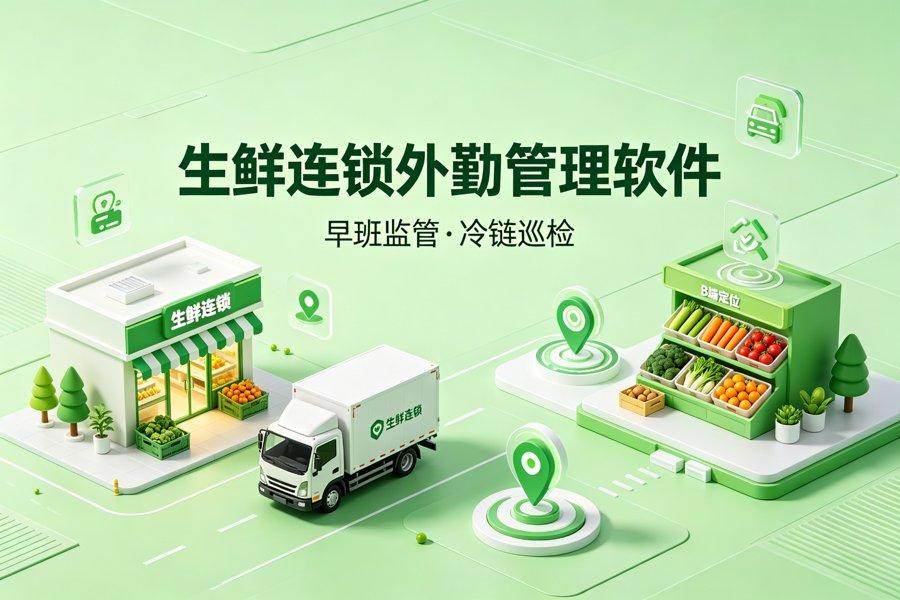 生鲜连锁行业外勤管理解决方案