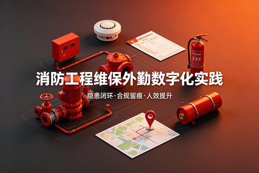 华南某消防维保公司外勤数字化纪实