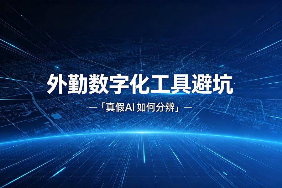 外勤数字化工具避坑：真假 AI 怎么分辨（2026新版）