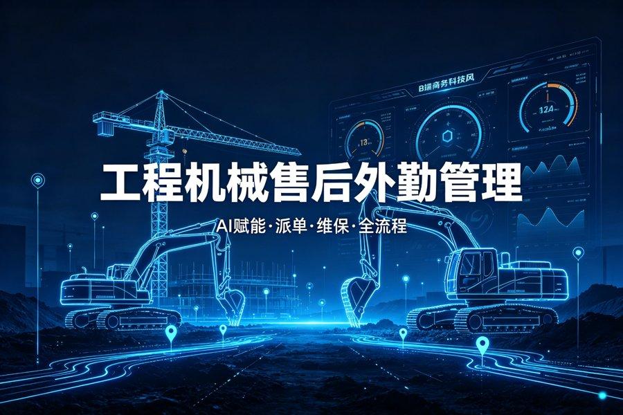 工程机械售后外勤管理解决方案：从电话派单到AI调度