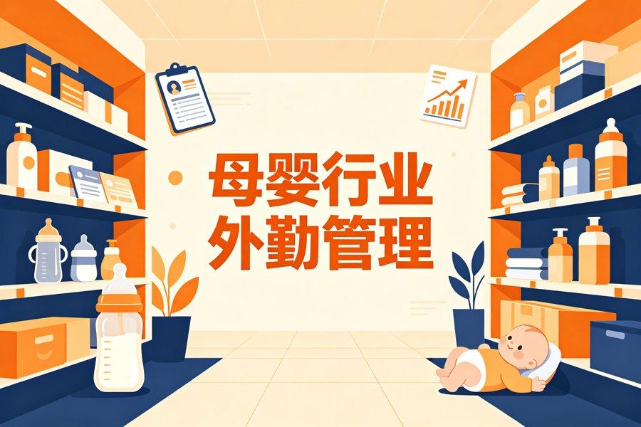 母婴用品行业外勤管理解决方案：把渠道门店拜访跑成动销
