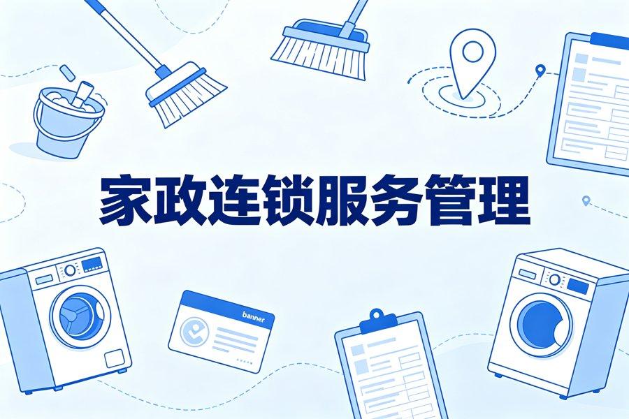 家政服务、家电清洗连锁行业外勤管理案例