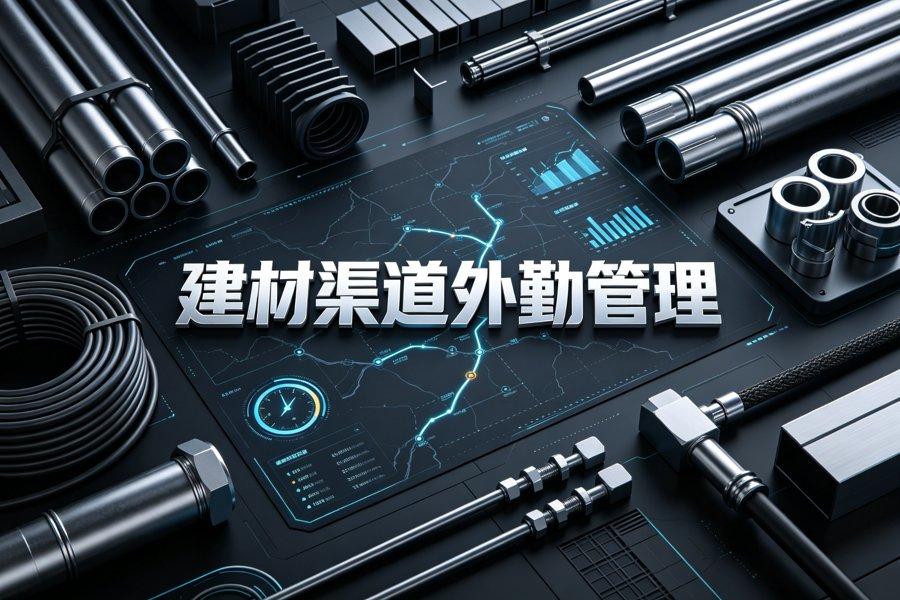 五金建材、管材线缆行业外勤管理解决方案：把经销商跑成长期生意