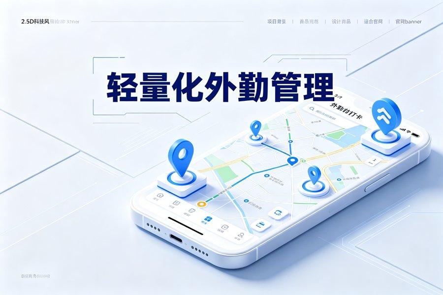 中小企业轻量化外勤管理方案：十几个人的小团队怎么管好外勤