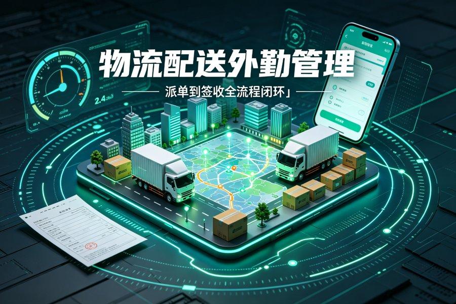2026物流配送外勤管理解决方案：从派单到签收全流程闭环