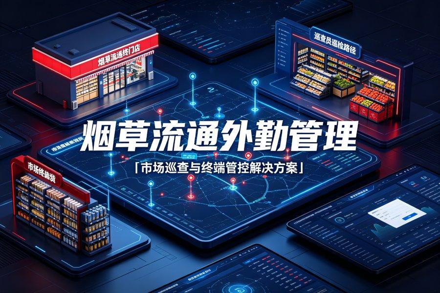 2026烟草流通行业外勤管理解决方案：市场巡查与终端管控