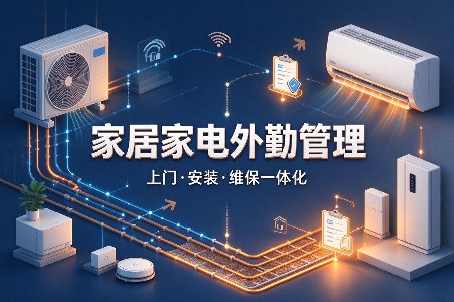 家居家电、暖通空调行业外勤管理解决方案